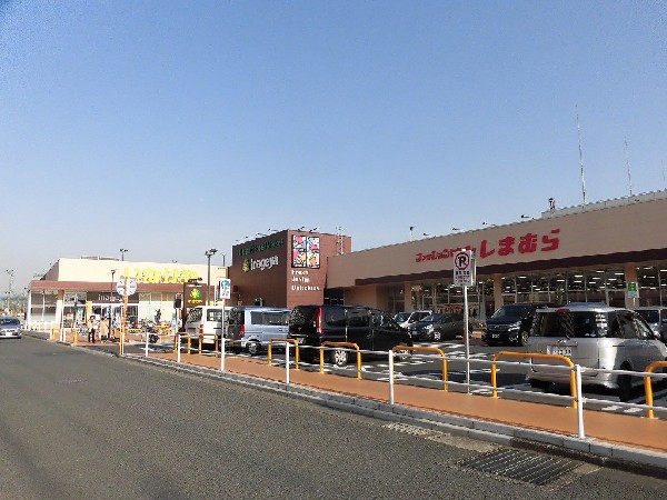 周辺環境:いなげや・しまむら登戸店　(衣料品チェーン国内２位のしまむら、全都道府県に店舗をもつ。お買い求めやすい衣料品が品数豊富に取りそろいます。 )