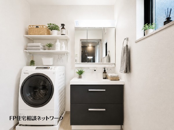 ■洗面所■本画像はAIがCGで家具作成しており、実際の現地に家具は設置されておりません。また、販売価格に家具、小物等は含まれておりません。