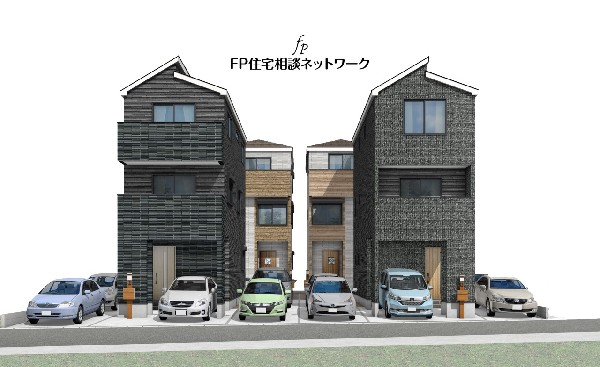 外観:全棟4部屋完備の大型間取り！ＬＤＫも最大21.3帖あり、家族の多い方や仕事部屋が欲しいご家庭にも最適です。