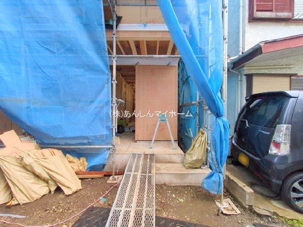 外観:上棟(2025/10/01:撮影)