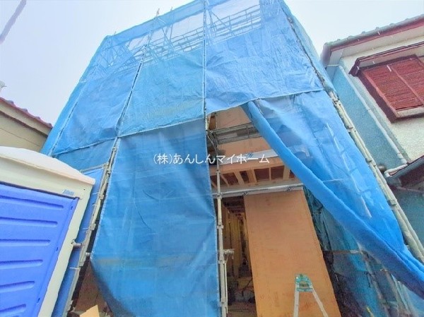 外観:上棟(2025/10/01:撮影)