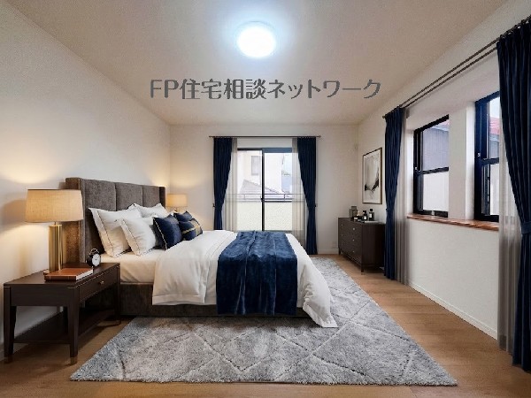 ■寝室■本画像はAIがCGで小物等を作成しており、実際の現地に小物等は設置されておりません。また、販売価格に小物等は含まれておりません。