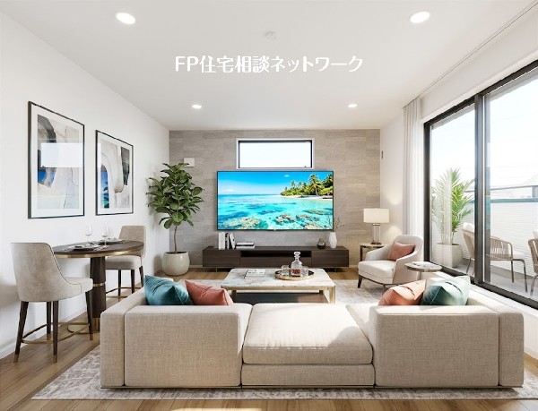 【LDK│18.62帖】  本画像はAIがCGで家具を作成しており、実際の現地に家具は設置されておりません。また、販売価格に家具等は含まれておりません。