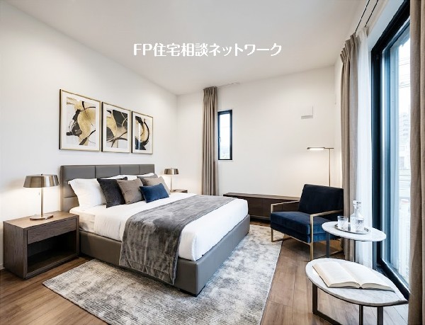 【洋室│6.5帖】  本画像はAIがCGで家具を作成しており、実際の現地に家具は設置されておりません。また、販売価格に家具等は含まれておりません。