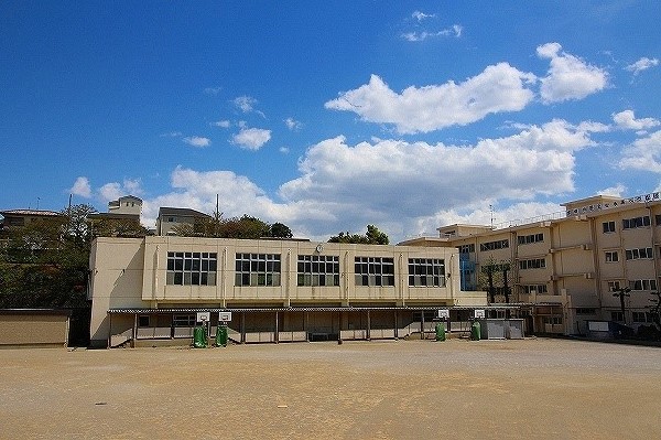 周辺環境:生田小学校　(地域に大切に支えられ140年を超える歴史と文化のある学校。進んで学ぶ、よく考える、思いやりのある、たくましい子が学校教育目標です。)