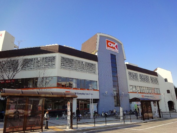 周辺環境:オーケー港北店(『高品質・Everyday Low Price』の経営方針のもと、関東を中心にディスカウントセンター及びディスカウントスーパーマーケットを展開)