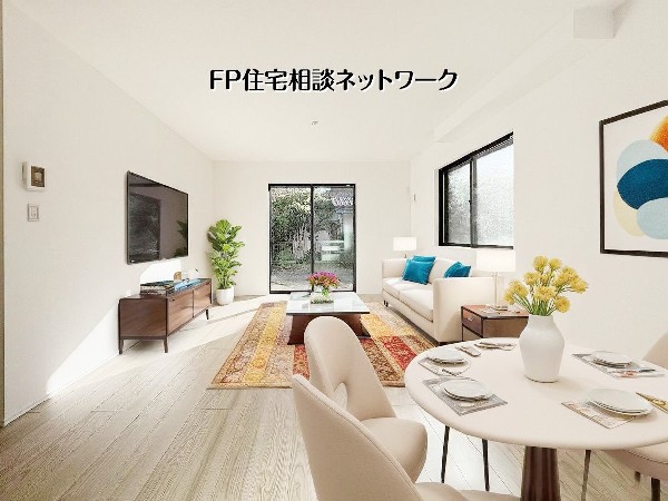 【リビング18.18帖】  本画像はAIがCGで家具を作成しており、実際の現地に家具は設置されておりません。また、販売価格に家具等は含まれておりません。