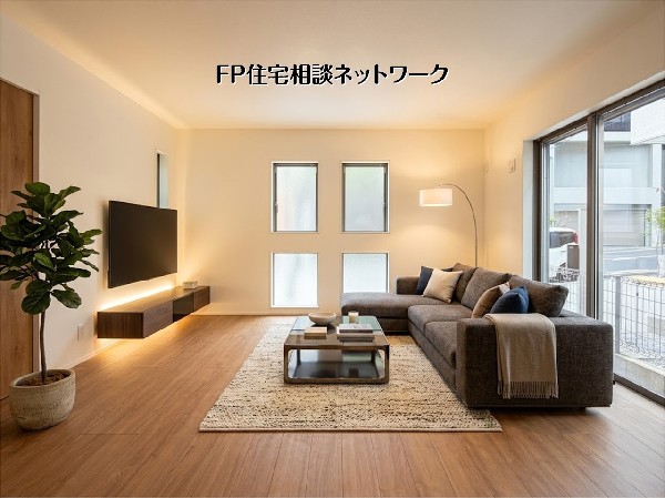 【LDK│17.38帖】  本画像はAIがCGで家具を作成しており、実際の現地に家具は設置されておりません。また、販売価格に家具等は含まれておりません。