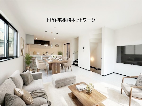 【LDK│17.6帖】本画像はAIがCGで家具作成しており、実際の現地に家具は設置されておりません。また、販売価格に家具等は含まれておりません。