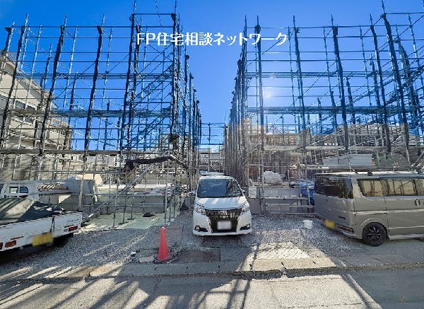 外観:全6棟の新築分譲住宅！建物面積100m2以上の大型間取り、広々としたＬＤＫは家族の憩いの空間に最適です。