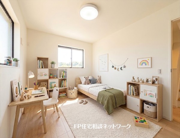 【洋室│7.3帖】本画像はAIがCGで家具を作成しており、実際の現地に家具は設置されておりません。また、販売価格に家具等は含まれておりません。