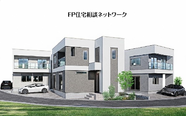 外観:キューブ型のデザイナーズ住宅！デザインだけでなく、間取りにもこだわったスタイリッシュモダンな新築戸建てです。