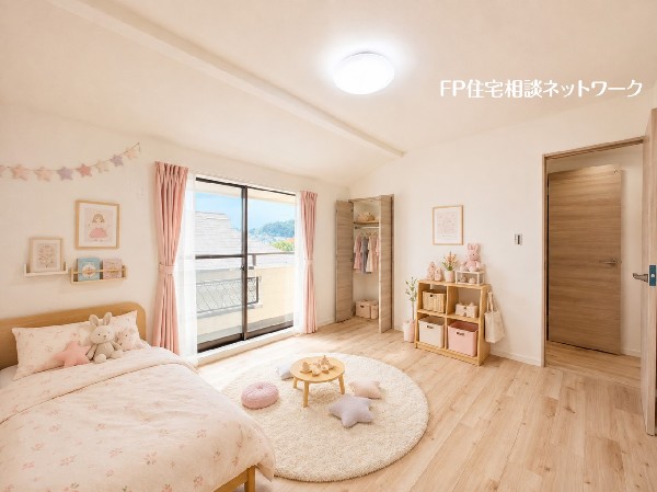■子供部屋■本画像はAIがCGで家具作成しており、実際の現地に家具は設置されておりません。また、販売価格に家具、小物等は含まれておりません。