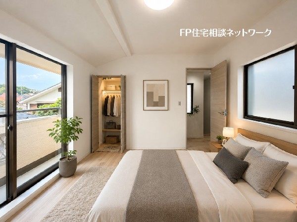 ■寝室■本画像はAIがCGで家具作成しており、実際の現地に家具は設置されておりません。また、販売価格に家具、小物等は含まれておりません。