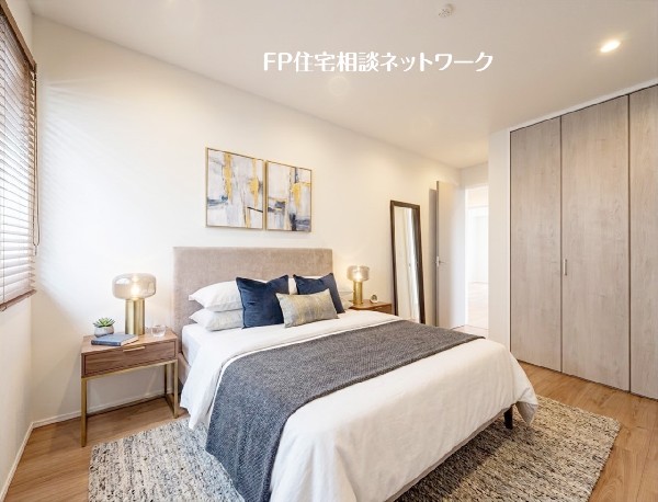 【洋室│7.5帖】  本画像はAIがCGで家具を作成しており、実際の現地に家具は設置されておりません。また、販売価格に家具等は含まれておりません。