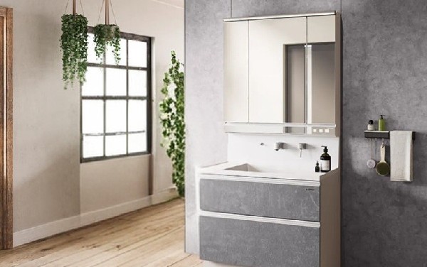 建物価格2200万円　建物面積100m2  Basin 毎日の身支度が少し丁寧になる洗面台　TOTO-ELICIO　