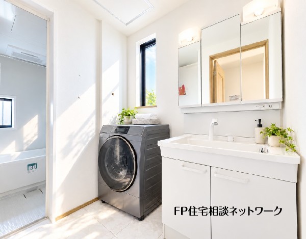 本画像の洗濯機、植栽、小物等はCG生成の配置イメージです。販売価格にこれらは含まれず、付帯しません。