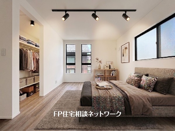 ■寝室■本画像はAIがCGで家具作成しており、実際の現地に家具は設置されておりません。また、販売価格に家具、小物等は含まれておりません。