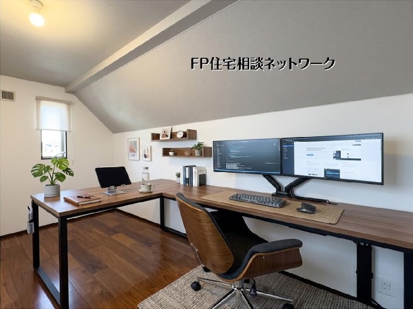 【洋室│5.3帖】  本画像はAIがCGで家具・小物を作成しており、実際の現地に家具・小物は設置されておりません。また、販売価格に家具・小物等は含まれておりません。