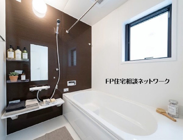 【浴室】  本画像はAIがCGで小物を作成しており、実際の現地に小物は設置されておりません。また、販売価格に小物等は含まれておりません。
