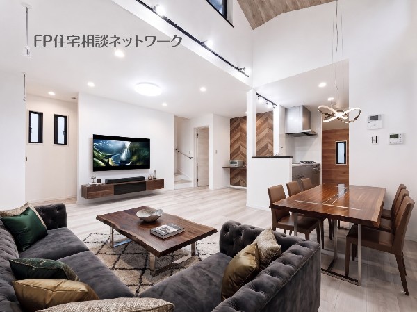 ■リビング■本画像はAIがCGで家具作成しており、実際の現地に家具は設置されておりません。また、販売価格に家具等は含まれておりません。