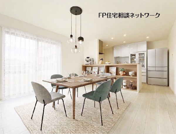 【LDK│20帖】本画像はAIがCGで家具を作成しており、実際の現地に家具は設置されておりません。また、販売価格に家具等は含まれておりません。