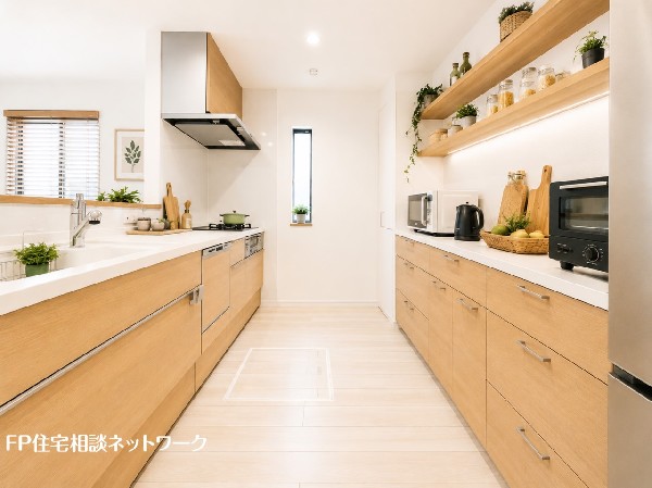 ■キッチン■本画像はAIがCGで家具作成しており、実際の現地に家具は設置されておりません。また、販売価格に家具、小物等は含まれておりません。