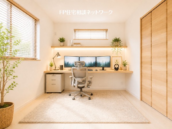 ■テレワーク■本画像はAIがCGで家具作成しており、実際の現地に家具は設置されておりません。また、販売価格に家具、小物等は含まれておりません。