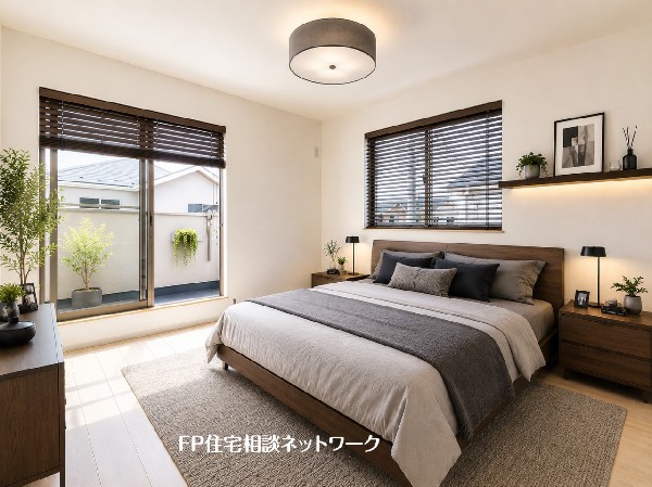 ■寝室■本画像はAIがCGで家具作成しており、実際の現地に家具は設置されておりません。また、販売価格に家具、小物等は含まれておりません。