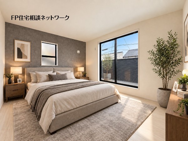 本画像の家具、家電、ベッド、植栽、照明等はCGの配置イメージです。販売価格にこれらは含まれません。
