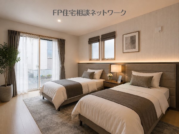 ■寝室■本画像はAIがCGで家具作成しており、実際の現地に家具は設置されておりません。また、販売価格に家具等は含まれておりません。