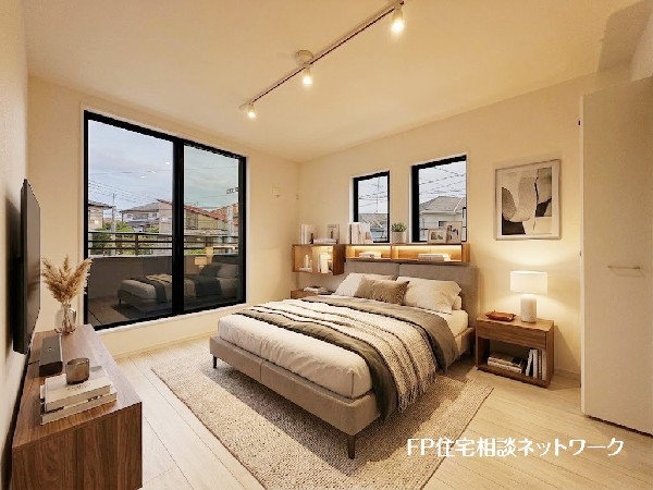 ■洋室■本画像はAIがCGで家具作成しており、実際の現地に家具は設置されておりません。また、販売価格に家具、小物等は含まれておりません。