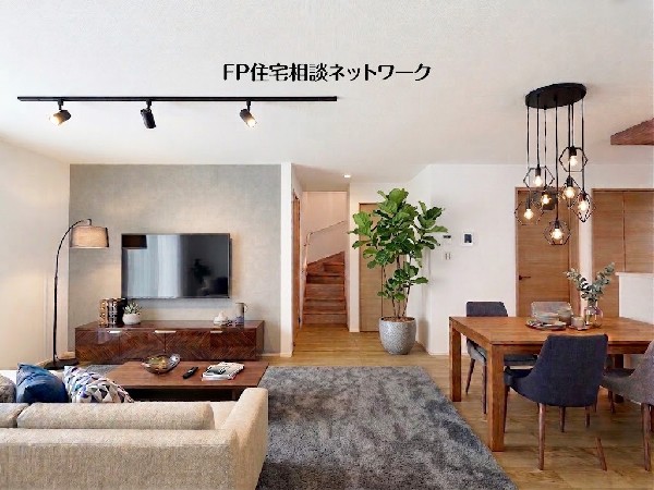 ■リビング■本画像はAIがCGで家具作成しており、実際の現地に家具は設置されておりません。また、販売価格に家具、小物等は含まれておりません。