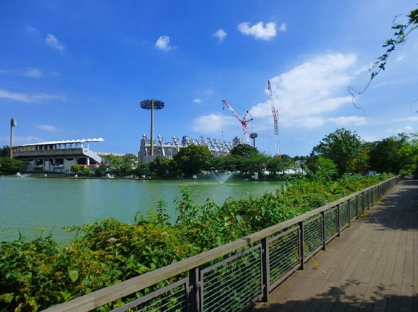 周辺環境:等々力緑地(Jリーグの試合も行われる競技場、野球場、博物館、美術館、図書館、釣り池、じゃぶじゃぶ池など多彩な施設が整備された市民憩いの場です。)