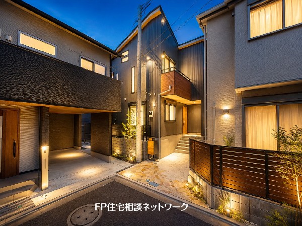 外観:■外観■本画像はAIがCGで植栽や照明など作成しており、実際の現地には設置されておりません。植栽や照明などは有償オプションで別途費用がかかります。