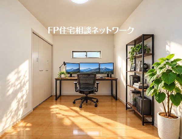 本画像の家具、PC、植栽、小物等はCG生成の配置イメージで、販売価格にこれらは含まれず付帯しません。
