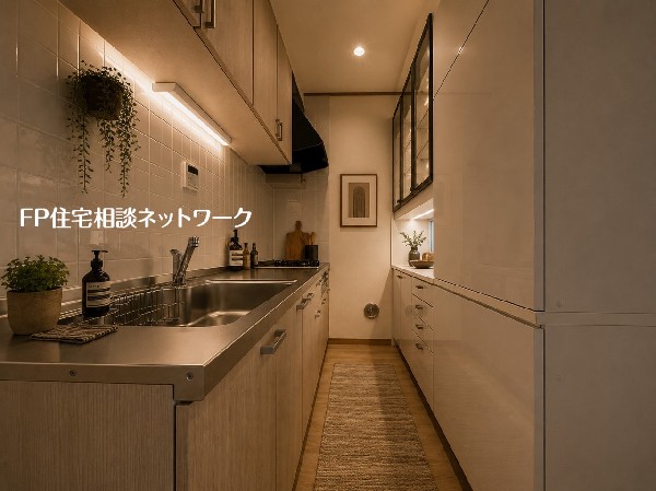 ■キッチン■本画像はAIがCGで家具作成しており、実際の現地に家具は設置されておりません。また、販売価格に家具等は含まれておりません。