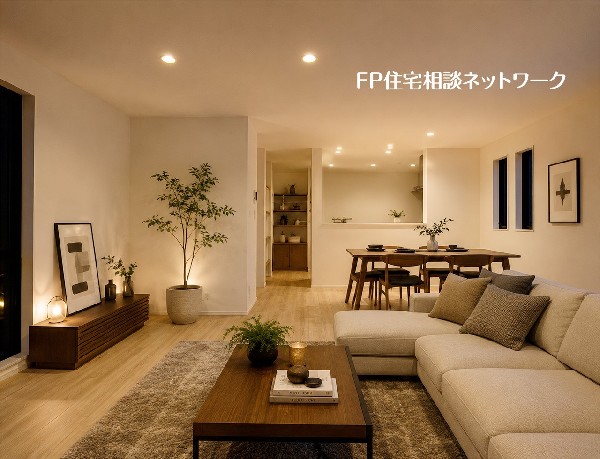 【LDK│21.7帖】  本画像はAIがCGで家具を作成しており、実際の現地に家具は設置されておりません。また、販売価格に家具等は含まれておりません。
