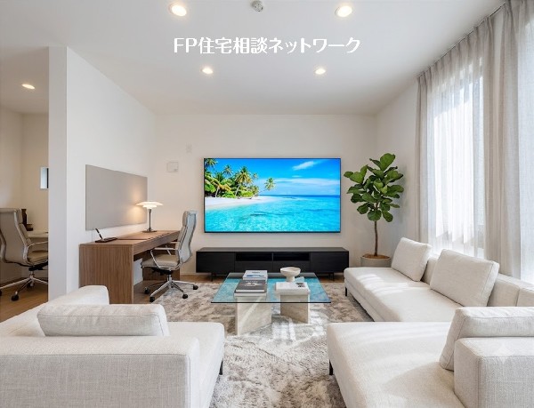 【LDK│21.7帖】  本画像はAIがCGで家具を作成しており、実際の現地に家具は設置されておりません。また、販売価格に家具等は含まれておりません。