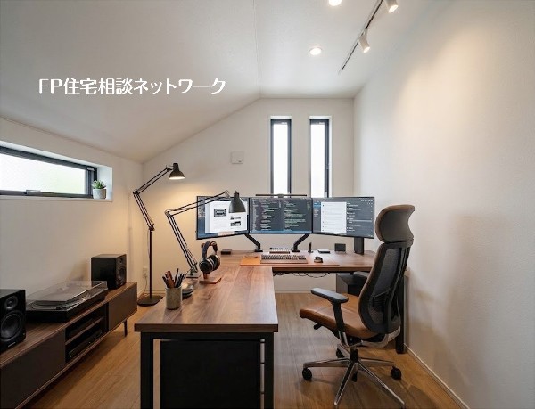 【洋室│4.8帖】  本画像はAIがCGで家具を作成しており、実際の現地に家具は設置されておりません。また、販売価格に家具等は含まれておりません。