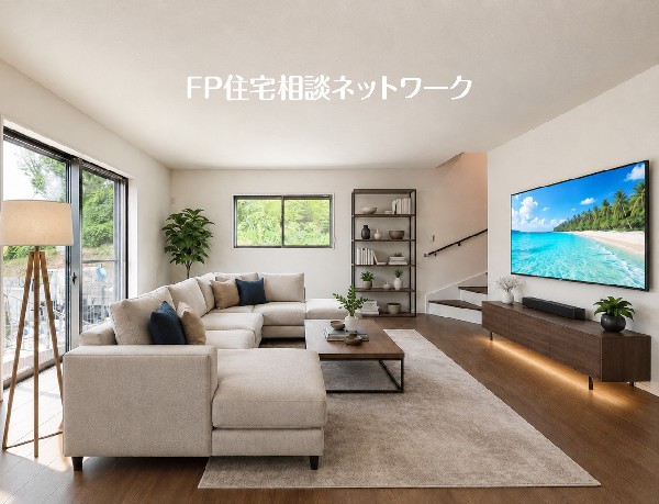 【LDK│18.6帖】本画像はAIがCGで家具を作成しており、実際の現地に家具は設置されておりません。また、販売価格に家具等は含まれておりません。