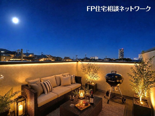 外観:■屋上■本画像はAIがCGで家具作成しており、実際の現地に家具は設置されておりません。また、販売価格に家具等は含まれておりません。