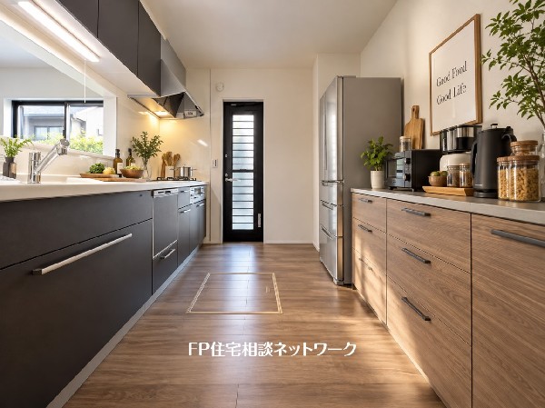 本画像のカップボード、家電等はCG生成の配置イメージです。販売価格にまれず、付帯しません。
