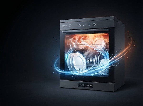 食洗機　高温の水と強力な水流で食器を洗浄・乾燥させる家電です。時短になるだけでなく、除菌や高い節水効果も期待できます。忙しい日々の強い味方です。