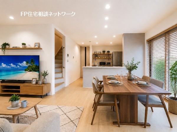 ■ダイニング■本画像はAIがCGで家具作成しており、実際の現地に家具は設置されておりません。また、販売価格に家具、小物等は含まれておりません。