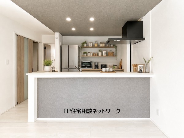 ■キッチン　■本画像はAIがCGで家具作成しており、実際の現地に家具は設置されておりません。また、販売価格に家具、小物等は含まれておりません。