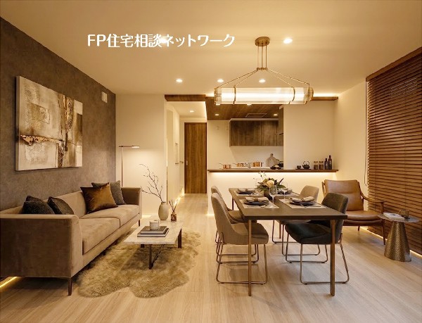 【LDK│16帖】  本画像はAIがCGで家具を作成しており、実際の現地に家具は設置されておりません。また、販売価格に家具等は含まれておりません。