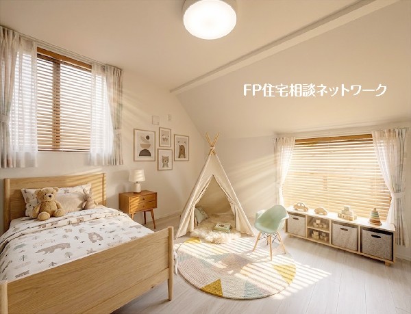 【洋室│6.5帖】  本画像はAIがCGで家具を作成しており、実際の現地に家具は設置されておりません。また、販売価格に家具等は含まれておりません。