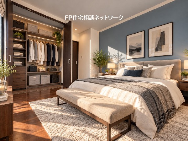 本画像の家具等はCGイメージで販売価格にも含まれず、付帯しません。間接照明、棚の造作工事は有償です。