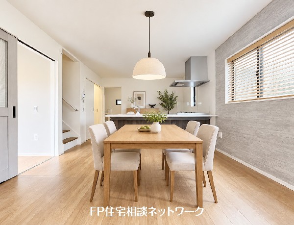 【LDK│16.1帖】  本画像はAIがCGで家具を作成しており、実際の現地に家具は設置されておりません。また、販売価格に家具等は含まれておりません。